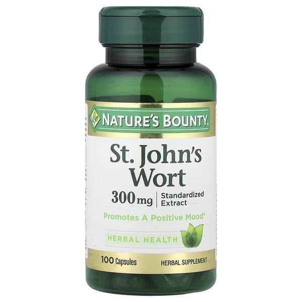 Nature's Bounty, St. John's Wort, 300 mg, 100 Capsules