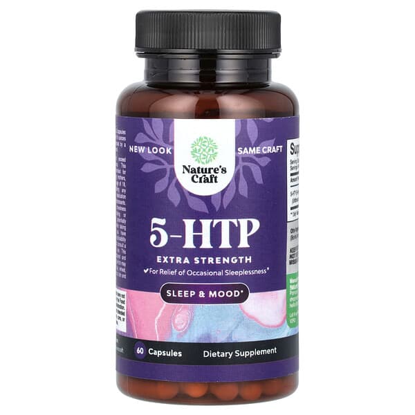 Nature's Craft, 5-HTP, 60 Capsules (50 mg per Capsule) 4 Nature's Craft, 5-HTP, 60 Capsules (50 mg per Capsule)