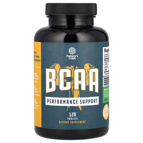 Nature's Craft, BCAA, 120 Tablets 2 Nature's Craft, BCAA, 120 Tablets