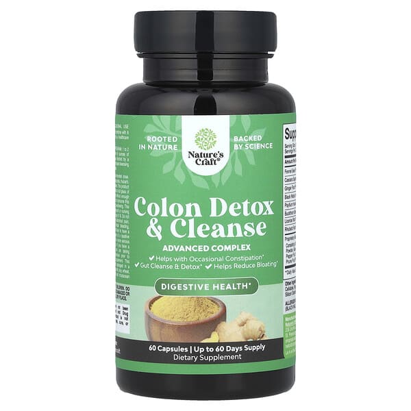Nature's Craft, Colon Detox & Cleanse, 60 Capsules 2 Nature's Craft, Colon Detox & Cleanse, 60 Capsules