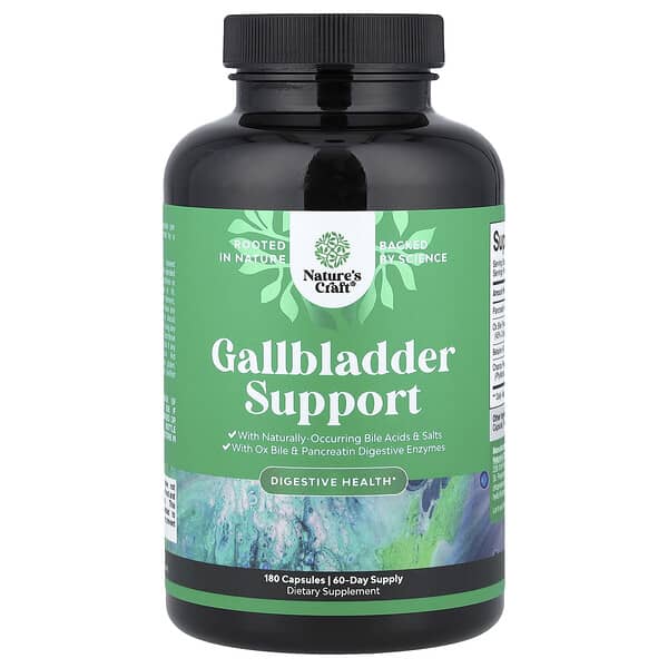 Nature's Craft, Gallbladder Support, 180 Capsules