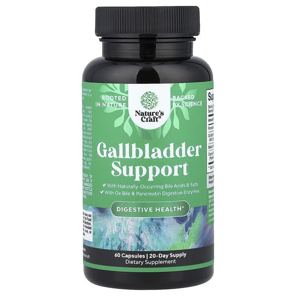 Nature's Craft, Gallbladder Support, 60 Capsules