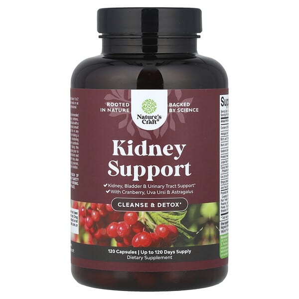 Nature's Craft, Kidney Support , 120 Capsules