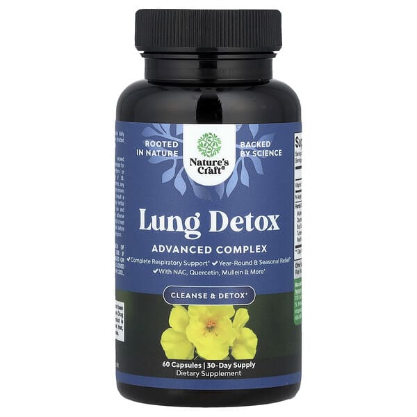 Nature's Craft, Lung Detox, 60 Capsules