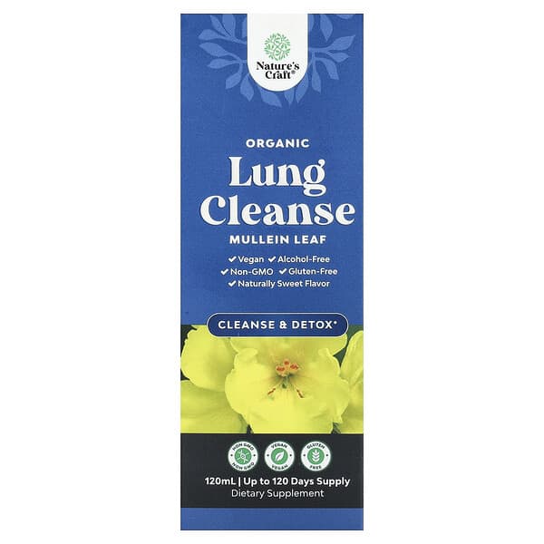 Nature's Craft, Organic Lung Cleanse, 120 ml
