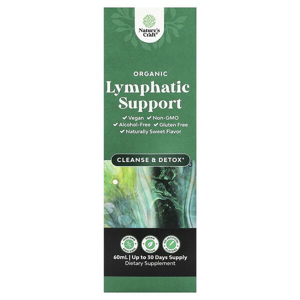 Nature's Craft, Organic Lymphatic Support, 60 ml
