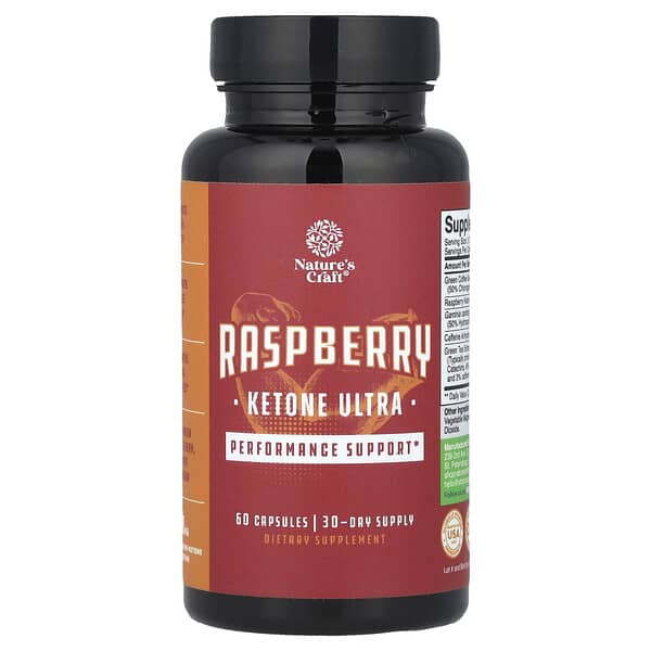 Nature's Craft, Raspberry Ketone Ultra, 60 Capsules