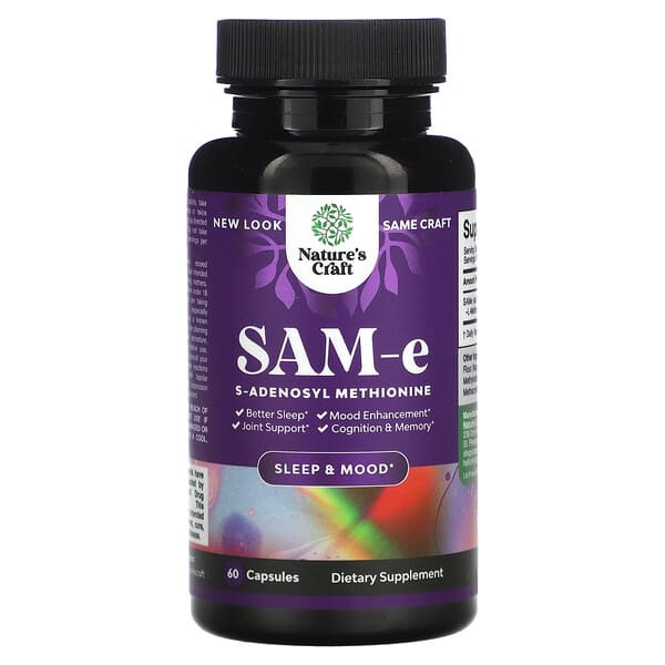 Nature's Craft, SAM-e, 200 mg, 60 Capsules