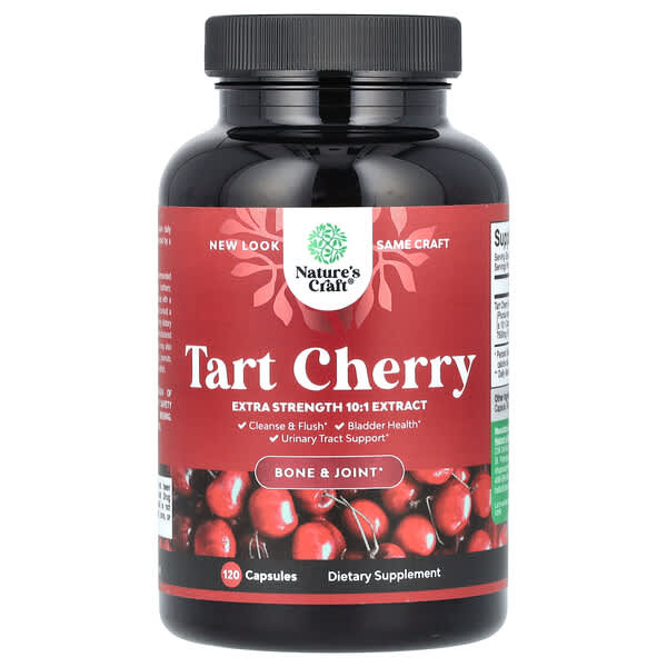Nature's Craft, Tart Cherry, 120 Capsules (250 mg per Capsule)