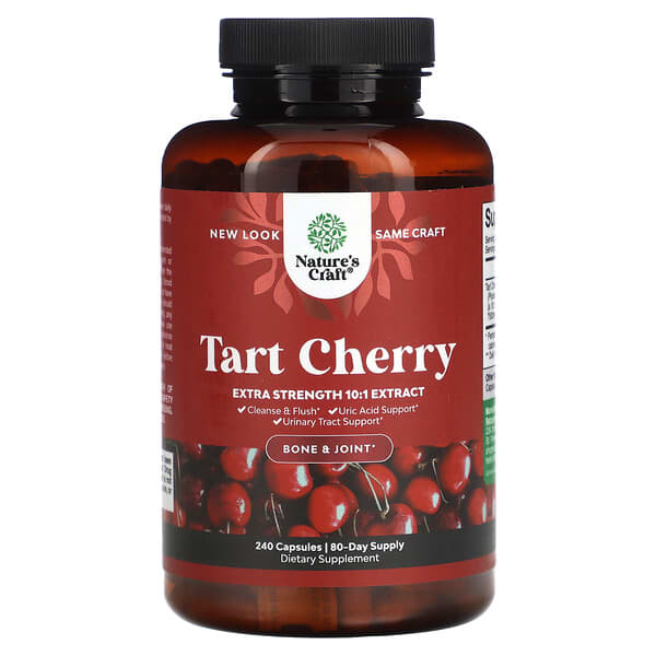 Nature's Craft, Tart Cherry, 240 Capsules (250 mg per Capsule)