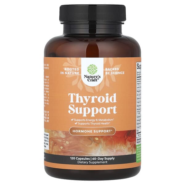 Nature's Craft, Thyroid Support , 120 Capsules 5 Nature's Craft, Thyroid Support , 120 Capsules