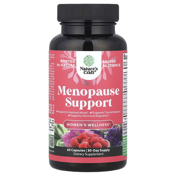 Nature's Craft, Women's Wellness, Menopause Support, 60 Capsules