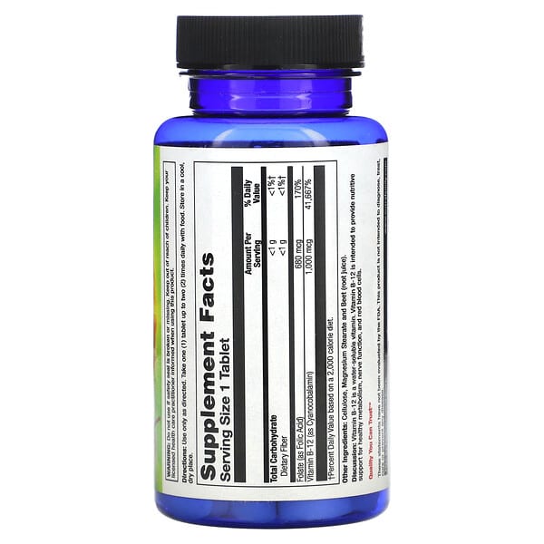 Alternative view of Nature's Life, B-12, 1,000 mcg, 100 Tablets