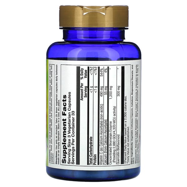 Alternative view of Nature's Life, Bromelain Sinus Ease, 100 Vegetarian Capsules