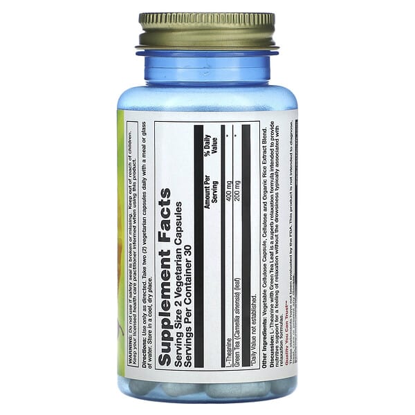 Alternative view of Nature's Life, L-Theanine, 60 Vegetarian Capsules