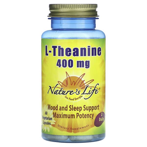 Nature's Life, L-Theanine, 60 Vegetarian Capsules