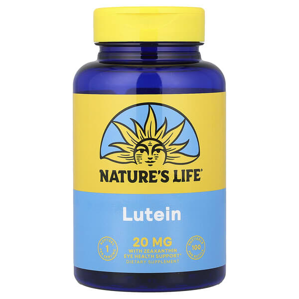 Nature's Life, Lutein, 100 Softgels 2 Nature's Life, Lutein, 100 Softgels