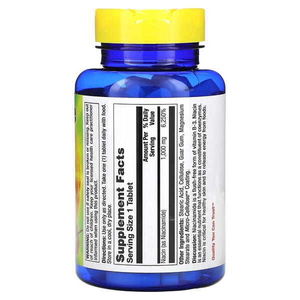 Alternative view of Nature's Life, Niacinamide, 1,000 mg, 100 Tablets