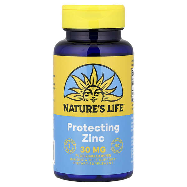 Nature's Life, Protecting Zinc, 50 Capsules