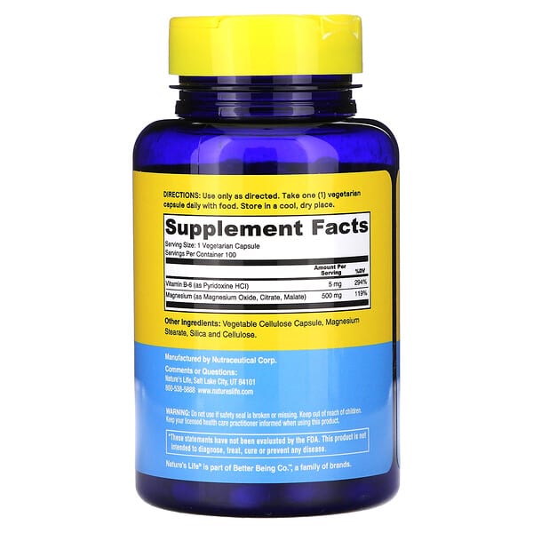 Alternative view of Nature's Life, Renewing Magnesium, 100 Vegcaps