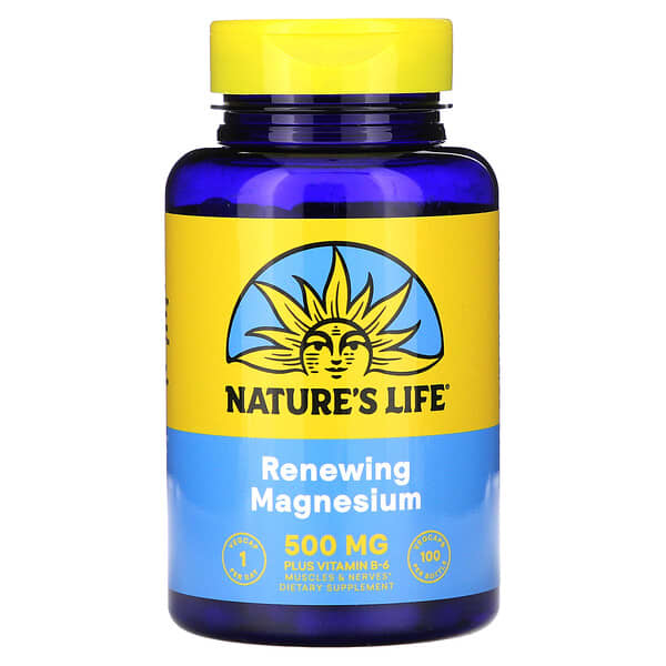 Nature's Life, Renewing Magnesium, 100 Vegcaps
