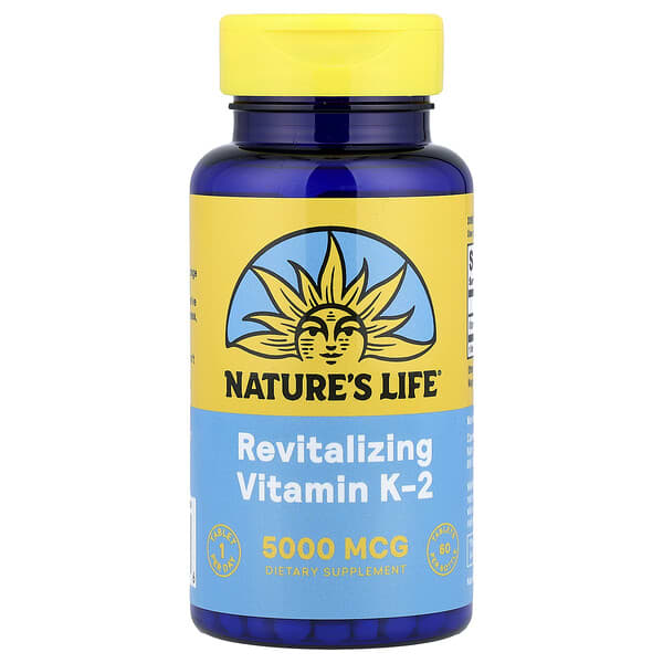 Nature's Life, Revitalizing Vitamin K-2, 5,000 mcg, 60 Tablets
