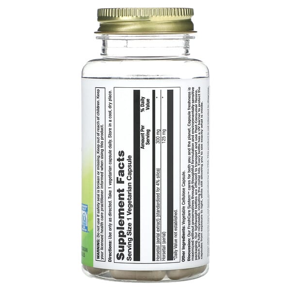 Alternative view of Nature's Life, Silica Power Horsetail Extract, 300 mg, 60 Vegetarian Capsules