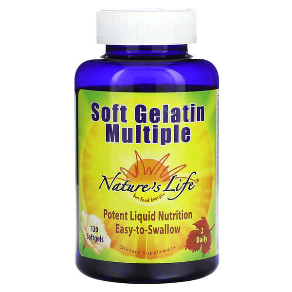 Nature's Life, Soft Gelatin Multiple, 120 Softgels