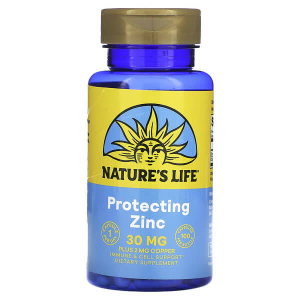 Nature's Life, Zinc, 100 Capsules