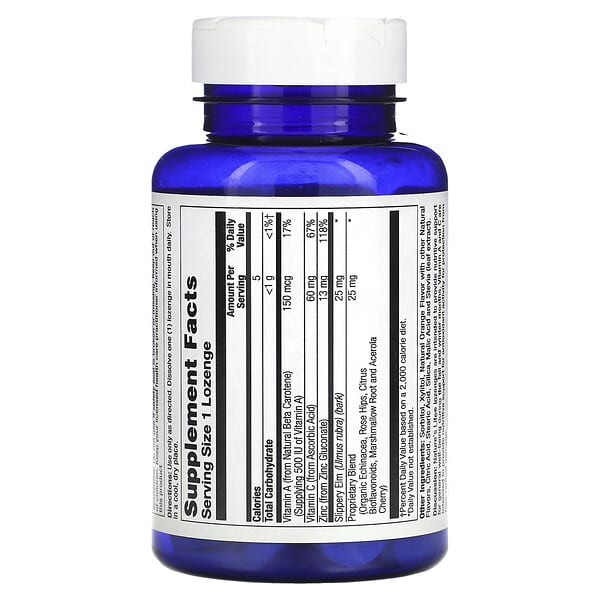 Alternative view of Nature's Life, Zinc Lozenges, Orange, 50 Lozenges