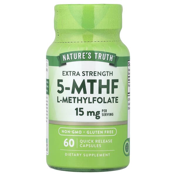 Nature's Truth, 5-MTHF L-Methylfolate, 60 Quick Release Capsules (7.5 mg per Capsule)