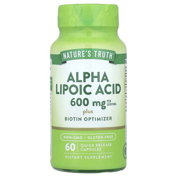 Nature's Truth, Alpha Lipoic Acid, 60 Quick Release Capsules