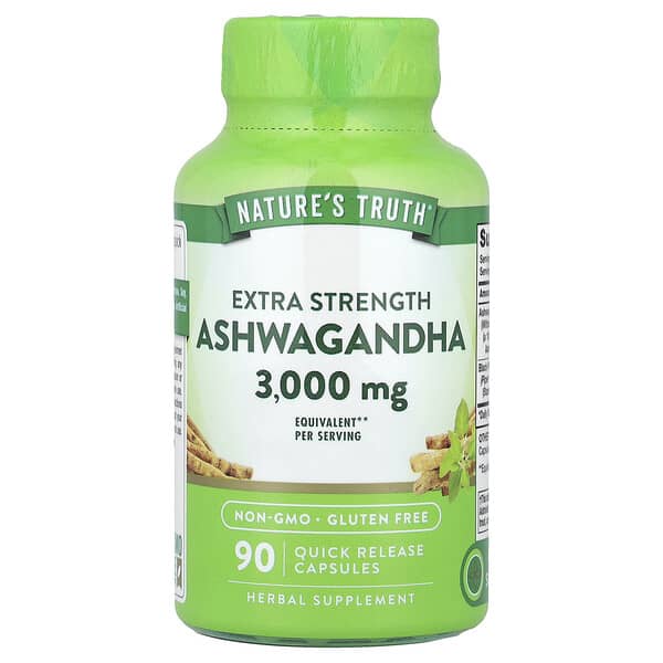 Nature's Truth, Ashwagandha, 90 Quick Release Capsules