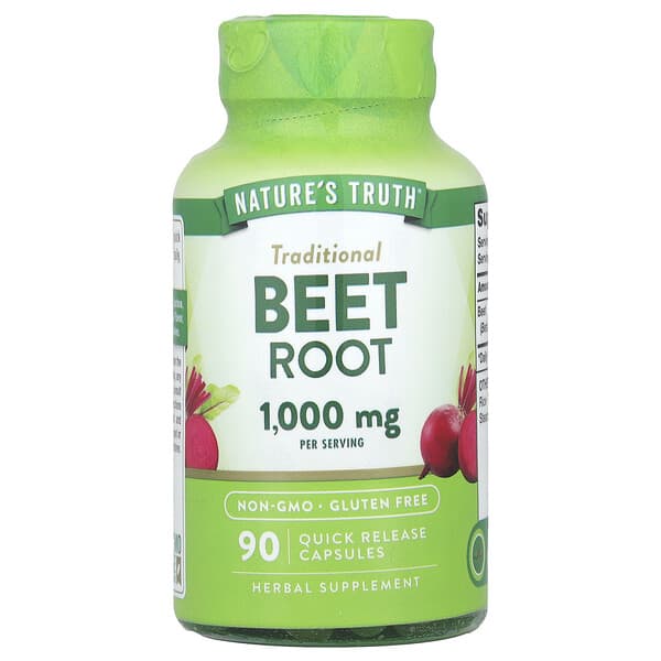 Nature's Truth, Beet Root, 90 Quick Release Capsules (500 mg per Capsule)