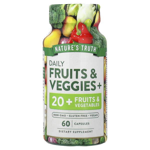 Nature's Truth, Daily Fruit & Veggies +, 60 Capsules