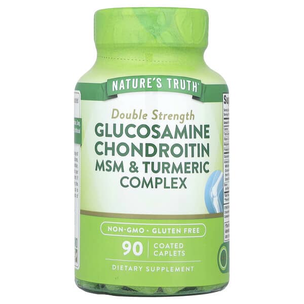 Nature's Truth, Glucosamine Chondroitin MSM & Turmeric Complex, 90 Coated Caplets