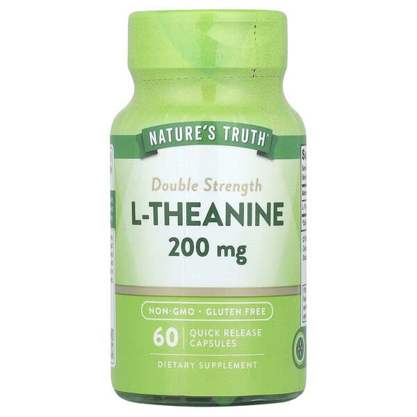Nature's Truth, L-Theanine, 200 mg, 60 Quick Release Capsules