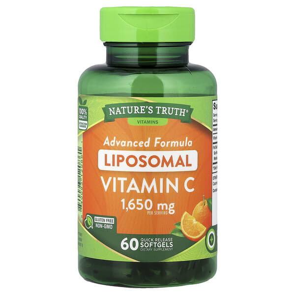 Nature's Truth, Liposomal Vitamin C, Advanced Formula, 60 Quick Release Softgels 3 Nature's Truth, Liposomal Vitamin C, Advanced Formula, 60 Quick Release Softgels