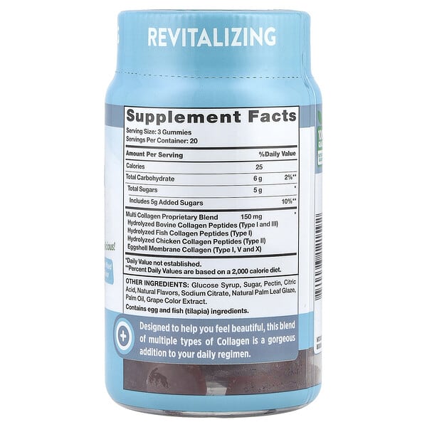 Alternative view of Nature's Truth, Multi Collagen Gummies, Natural Mixed Fruit, 60 Gummies