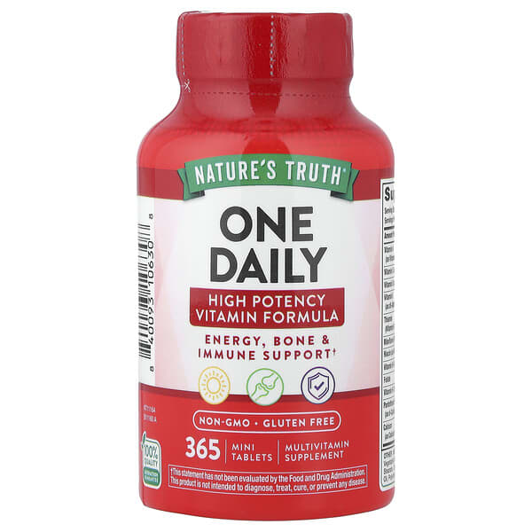 Nature's Truth, One Daily Multivitamin, 365 Mini Tablets