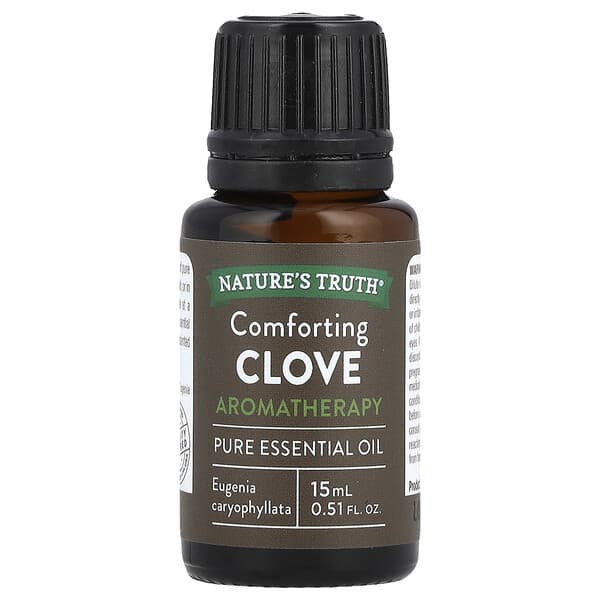 Nature's Truth, Pure Essential Oil, Comforting Clove, 0.51 fl oz (15 ml) 3 Nature's Truth, Pure Essential Oil, Comforting Clove, 0.51 fl oz (15 ml)