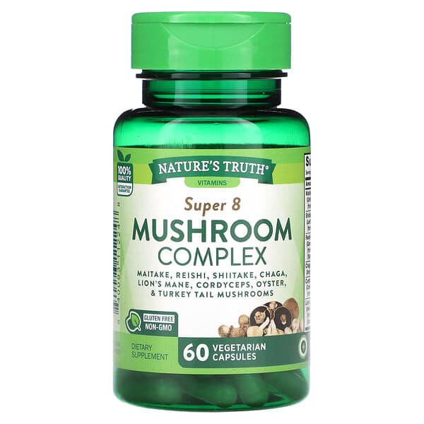 Nature's Truth, Super 8 Mushroom Complex, 60 Vegetarian Capsules