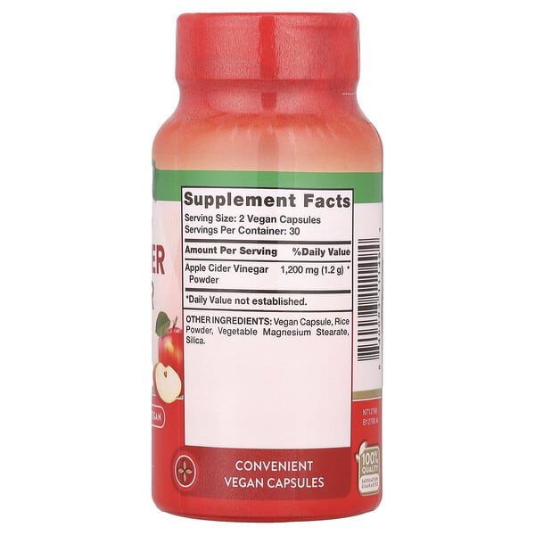 Alternative view of Nature's Truth, Triple Strength Apple Cider Vinegar, 60 Capsules (600 mg per Capsule)