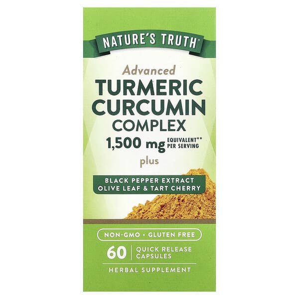 Nature's Truth, Turmeric Curcumin Complex, 60 Quick Release Capsules
