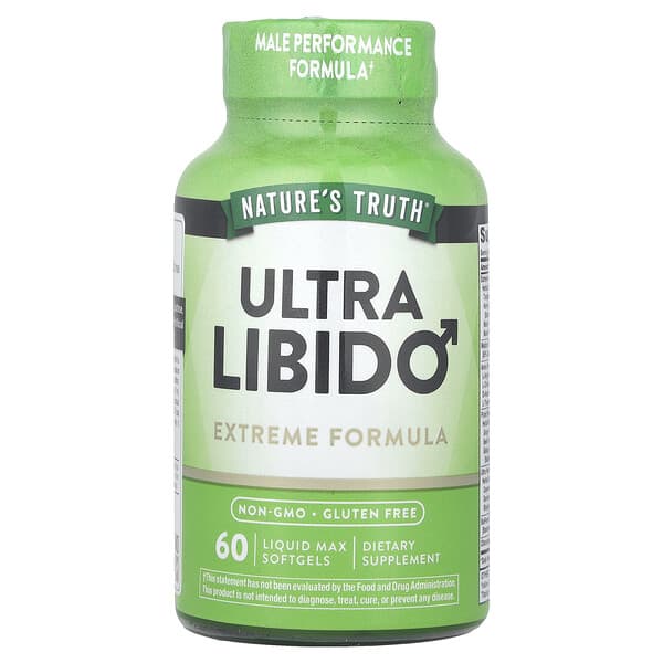 Nature's Truth, Ultra Libido, Extreme Formula, 60 Liquid Max Softgels