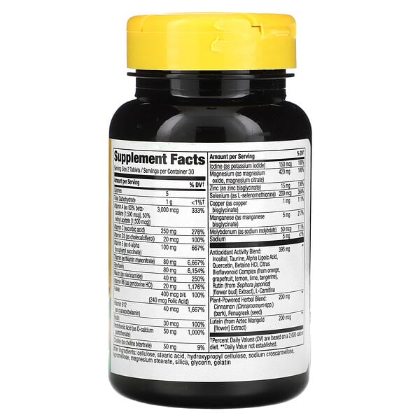 Alternative view of Nature's Way, Alive! Diabetic Multivitamin, 60 Tablets