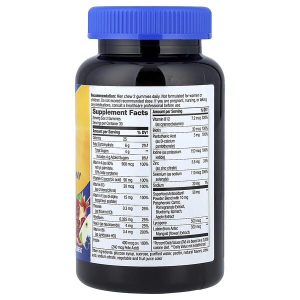 Alternative view of Nature's Way, Alive!® Men's 50+ Multivitamin Gummy, Fruit, 60 Gummies