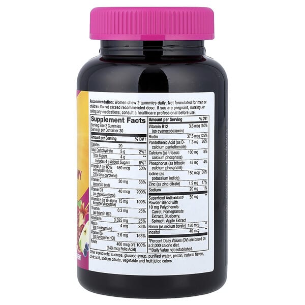 Alternative view of Nature's Way, Alive!® Women's Gummy Multivitamin, Mixed Berry, 60 Gummies