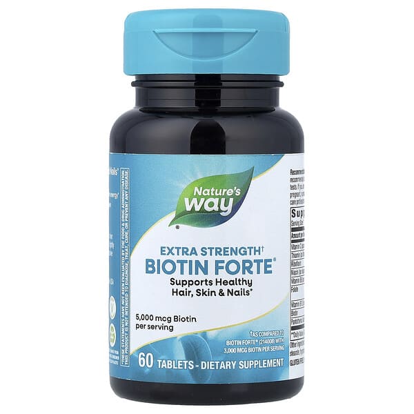 Nature's Way, Biotin Forte®, 60 Tablets