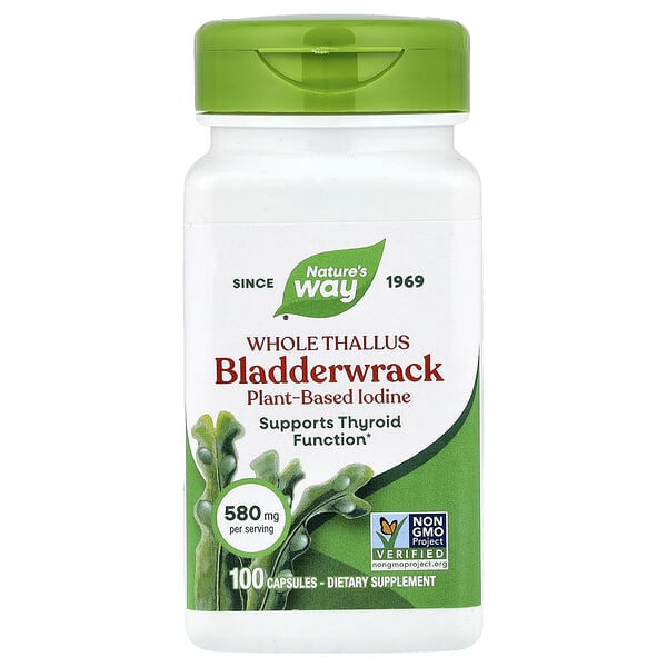 Nature's Way, Bladderwrack, 100 Capsules 3 Nature's Way, Bladderwrack, 100 Capsules
